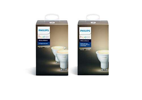 Phillips Hue White Ambiance GU10 X 3 £44.99 @ Amazon