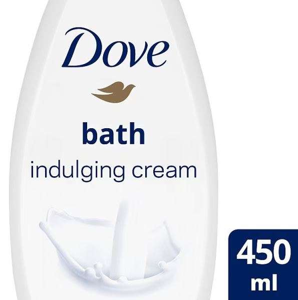 Dove Bath Soaks 450ml Buy 1 Get 1 Free & Half Price - £1.90 for 2 Bottles + Free Click & Collect @ Superdrug