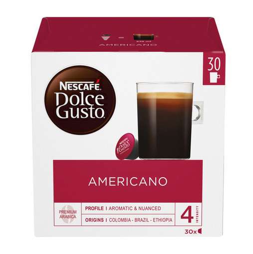 Nescafé Dolce Gusto Coffee Pods - Americano/Latte Macchiato/Café au Lait - 30 pack £4.99 instore @ Lidl