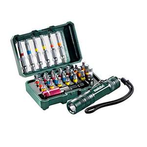 Metabo Drill bit Set 29 Pieces + Mini Flashlight 626721000 - £16.48 @ Amazon