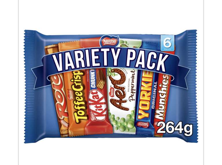 Nestle variety pack 264g at Redruth Cornwall
