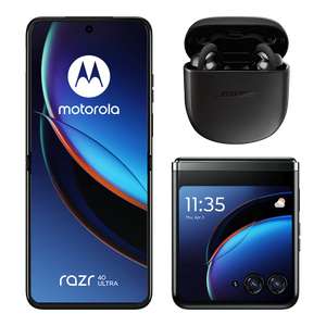 Motorola Razr 40 Ultra 256GB + Claim Bose Quiet Comfort Earbuds 2 + 100GB Vodafone Data - £329 Upfront + £26pm/24m (£40 Topcashback)