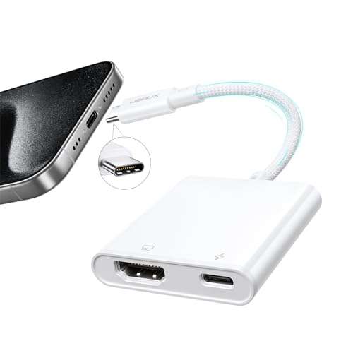 USB C to HDMI Adapter with PD Charger Digital AV - w/Voucher & Code, Sold By JS Digital UK FBA