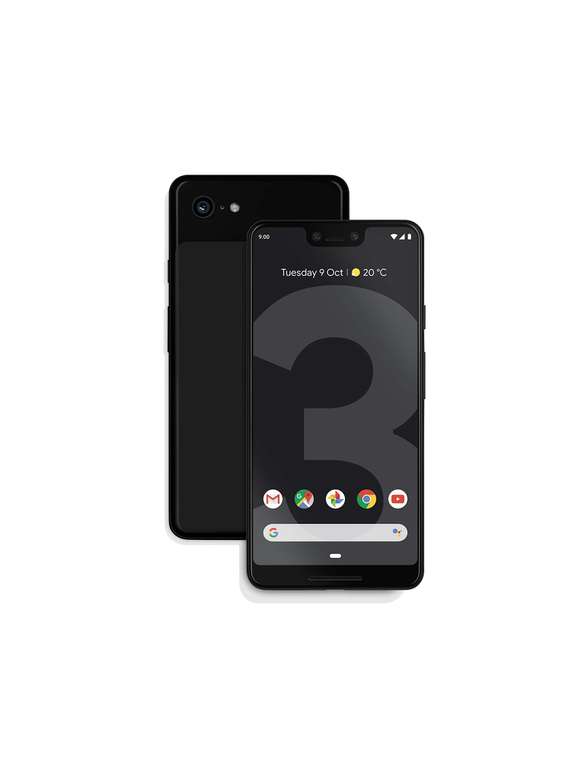Google Pixel 3 Just Black 64GB Very Good Condition £71.10 with Code at eBay / nextdaymobiles