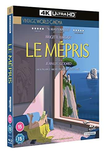 Le Mepris 60th Anniversary 4k Blu ray