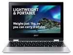 Acer Chromebook Spin 311 CP311-3H MediaTek 8183, 4GB, 64GB eMMC, 11.6 Inch HD Touchscreen Display, Google Chrome OS Silver £149.99 @ Amazon