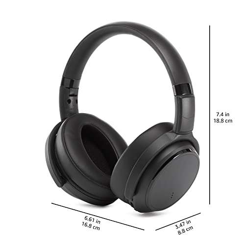 AmazonCommercial In Ear Commuter Bluetooth Wireless Headset, In Ear, 1-pack, Black