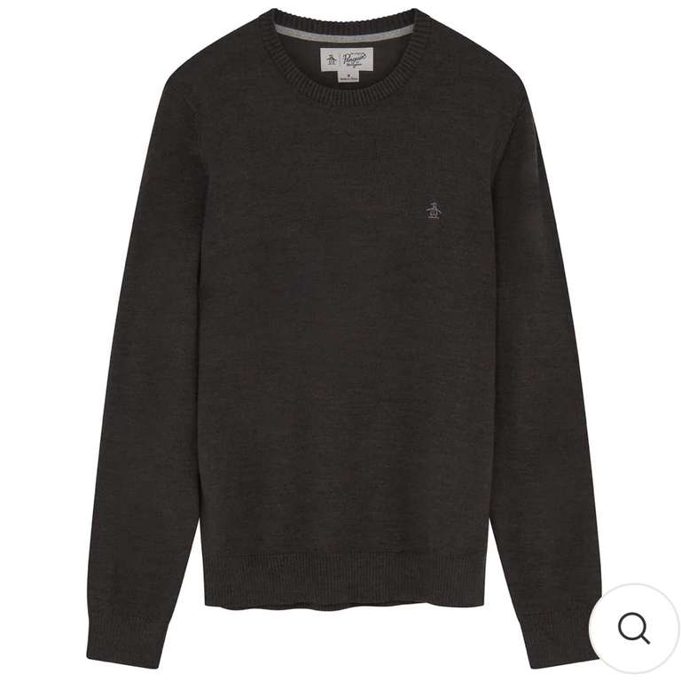 Merino Blend Crew Neck Sweater (2 Colours / Sizes S-XXL) - £22.95 Delivered With Code @ Original Penguin
