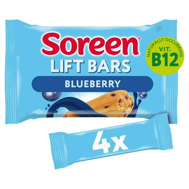 Soreen Lift Bars Blueberry 4 x 42g - Nectar price