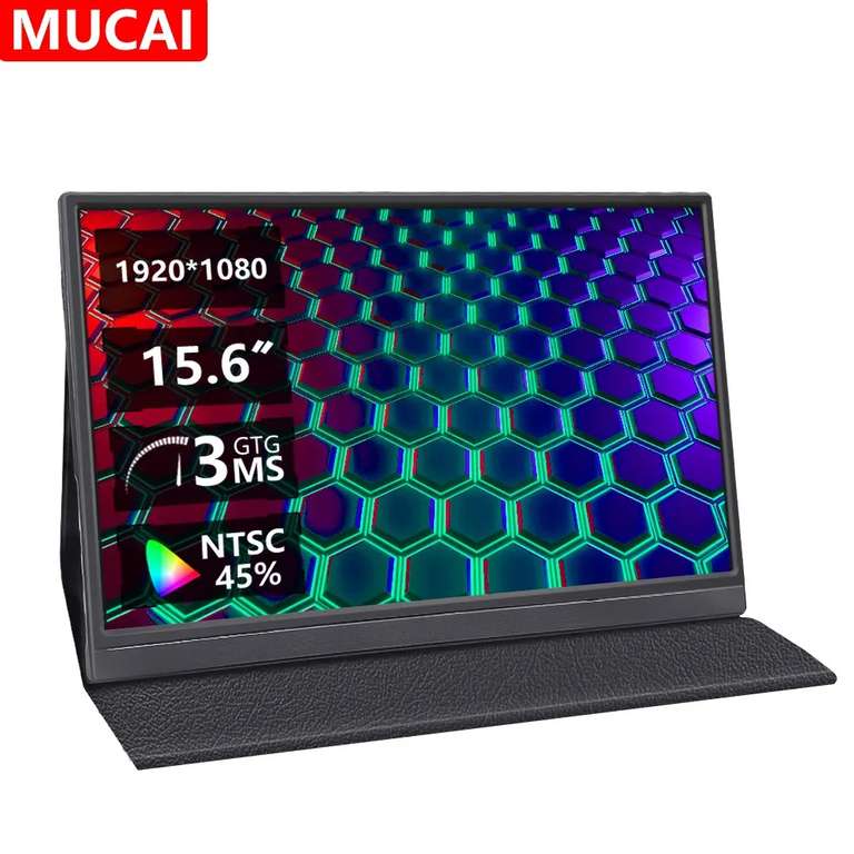 MUCAl 15.6" Portable Monitor FHD,IPS,250nits,60hz @ Factory Direct Collected Store