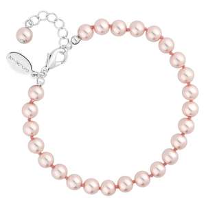 Pink pearl bracelet £8.55 delivered with first order code @ Jon Richard