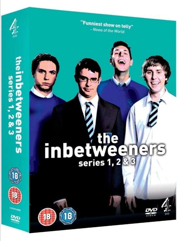 Used: The Inbetweeners - Complete Series 1-3 (DVD)
