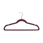 Amazon Basics Velvet Non-Slip Suit Clothes Hangers, Burgundy/Silver – Pack of 30 - £7.80 (With Applied Voucher) @ Amazon