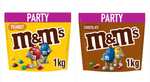 M&M's Peanut Chocolate party Pouch Bag 1KG | Milk Chocolate Bites Pouch Bag 1kg (Online Exclusive)
