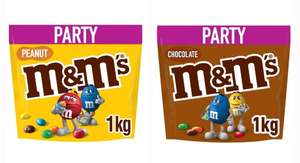 M&M's Peanut Chocolate party Pouch Bag 1KG | Milk Chocolate Bites Pouch Bag 1kg