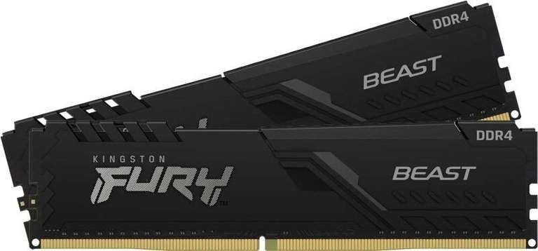 Kingston FURY Beast 16GB (2 x 8GB) 3200MHz CL16 DDR4 RAM - £36.43 with code (UK Mainland) @ ebuyer / ebay