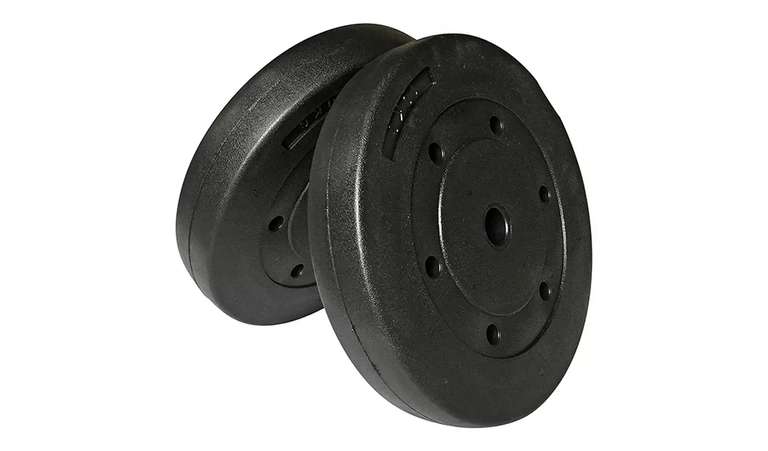 Opti Vinyl Weight Plates - 2 x 10kg - Free click and collect
