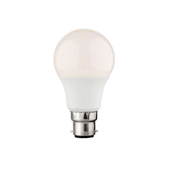 Diall Bayonet cap (B22) 7.2W 806lm A60 Neutral white LED Light bulb, Pack of 10 - Click & Collect Only