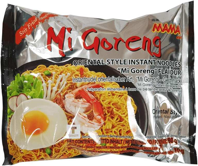 Mama Mi Goreng Noodles 80g £0.44 S&S