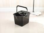 Addis 514063 12L Mop Bucket Pail and Wringer In Black With Handle For Carrying £4.79 @ Amazon
