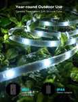 Govee Outdoor LED Strip Pro 10m, RGBIC with Warm, Cold White, IP65 Waterproof, DIY Color, APP and Alexa Control w/voucher - Govee Direct FBA