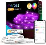 meross Led Strip Light 5M LED Light Strip Compatible with Apple HomeKit Siri Alexa Voice Control and Remote Control w/voucher