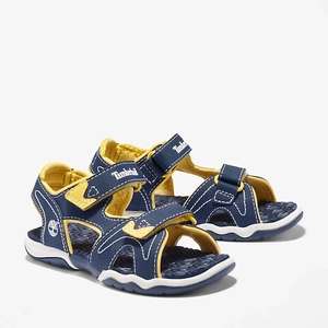 Adventure Seeker Youth Sandal in Navy/Yellow - £17.30 delivered with code - @ Timberland