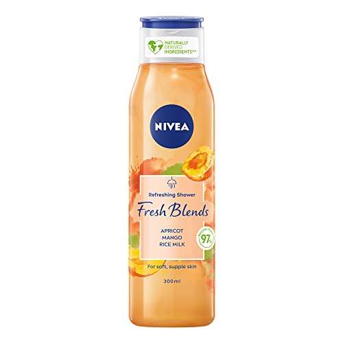 Nivea Fresh Blends Apricot (300ml) Vegan Shower Gel £2 @ Amazon