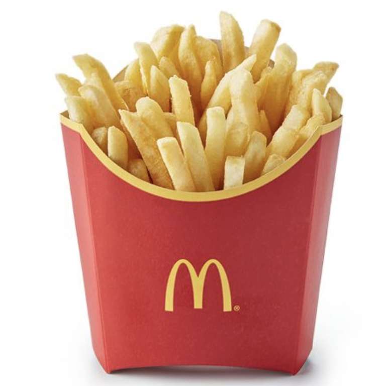 Get free medium fries on sign up + 1000 bonus points on your first order via app - MyMcDonald's Rewards - 10p min spend