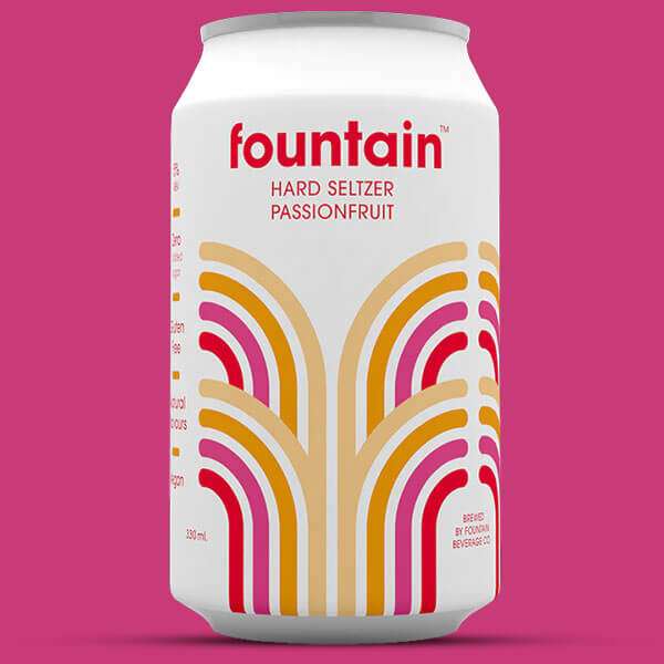 12 x Fountain Hard Seltzer Passionfruit 330ml 5% Alcohol Cans £3.99 (BBE 08/23) Minimum £20 Spend @ Discount Dragon