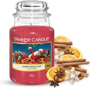 Yankee Candle Christmas Eve Large Jar Candle 623g - Free Click & Collect