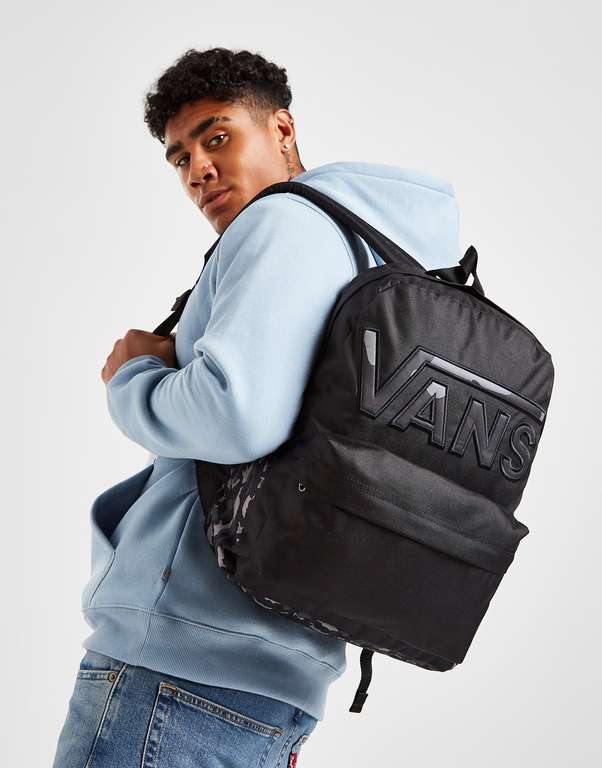 Vans Backpack Black £12 with in app code + free JDX delivery or Free Collection @ JDSports