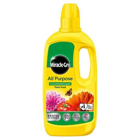 Miracle Gro All Purpose Plant Food 800Ml - £3.35 Clubcard Price @ Tesco