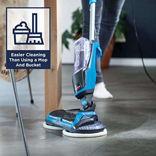 BISSELL SpinWave | Hard Floor Cleaning System | Electric Spray Mop With Rotating Pads - £99 at Amazon