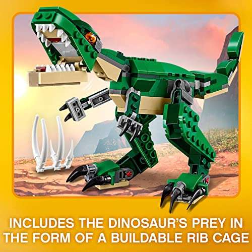 LEGO 31058 Creator Mighty Dinosaurs Toy, 3 in 1 for £8.99 @ Amazon