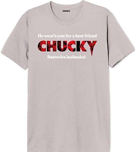 Chucky Men's T-Shirt (Sizes XS to 3XL - From £4.44 to £6.99)