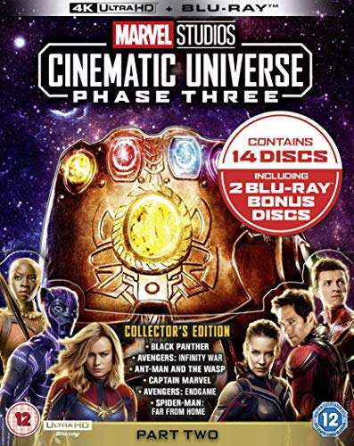 Marvel Cinematic Universe Collection: Phase Three - Part Two (4k UHD + Blu-ray) Sold by DVD Overstocks / FBA