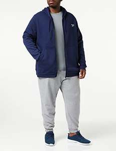 Reebok Men's Identity Fleece Zip-up Jacket (Navy) - £11 @ Amazon