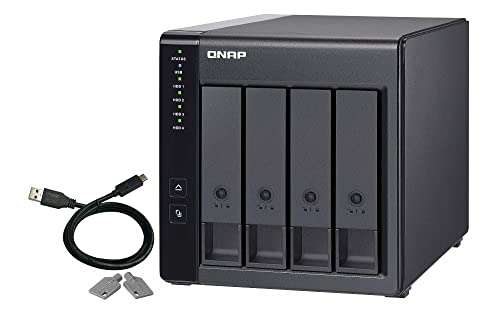 QNAP TR-004 4 Bay Desktop NAS Expansion - Or Direct-Attached Storage - Amazon EU -