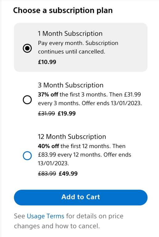 PS Plus Extra 12 Month (UK)