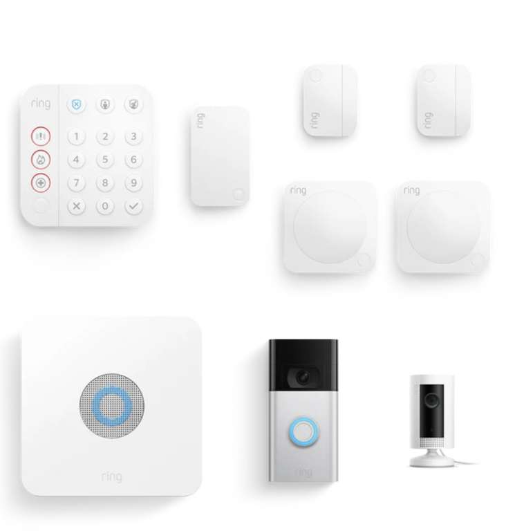 Ring Complete Home Security System Pack - Small - £199.99 Medium - £209.99 Large - £279.99 at Ring