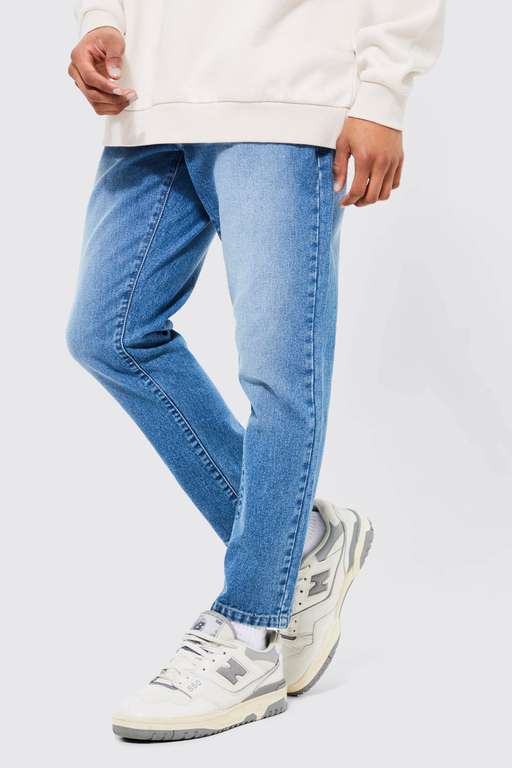 Tapered Rigid Jeans (Waists 28 / 30/ 32/ 34/ 36) £9 Delivered With Codes @ BooHooMan