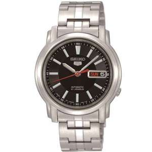 Seiko 5 Automatic Black Dial Stainless Steel Watch - £89 with code @ H Samuel