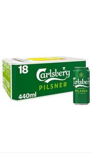 Carlsberg Lager Beer 18x440 £10 at Asda