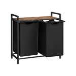 Vasagle Steel Framed Laundry Unit with Removable Bags W/Code