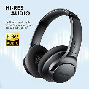 soundcore Anker Q20 Hybrid Active Noise Cancelling Headphones, Wireless Over Ear Bluetooth, 40H Playtime Sold by AnkerDirect UK / FBA