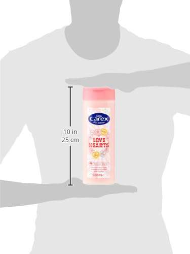Pack of 6 x 500 ml Carex Fun Editions Love Hearts Shower Gel - £6.21 s&s
