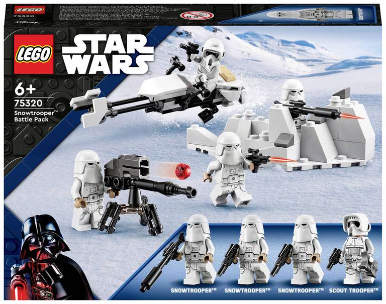 LEGO Star Wars 75320 Snowtrooper Battle Pack 4 Figures Set - £11.70 instore @ Morrisons, Welwyn Garden City