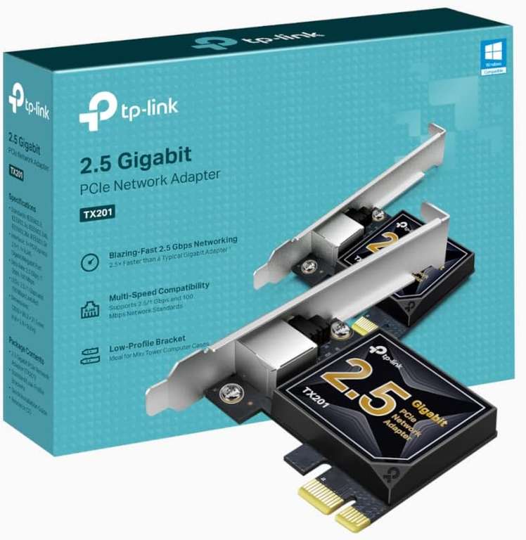 TP-Link 2.5 Gigabit PCI Express Network Adapter