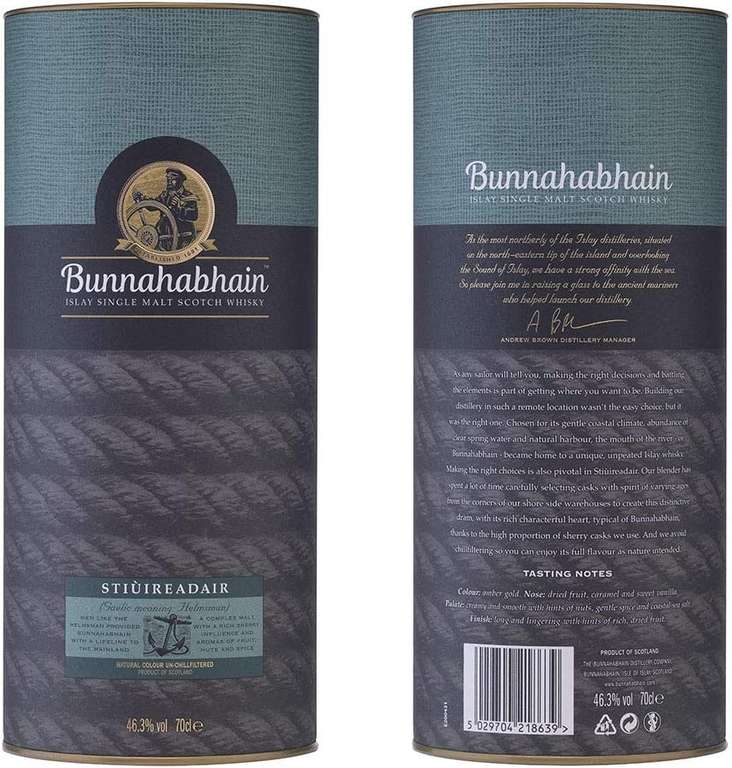 Bunnahabhain Stiuireadair Islay Single Malt Scotch Whisky 700 ml
